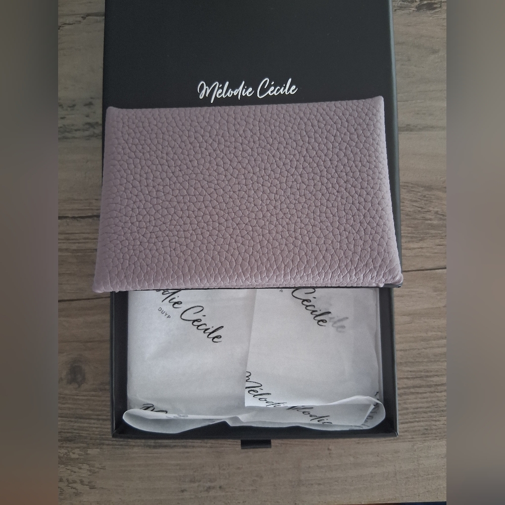 Melodie Cecile DUYP "CORSICA" LEATHER CARD HOLDER COMPACT WALLET
